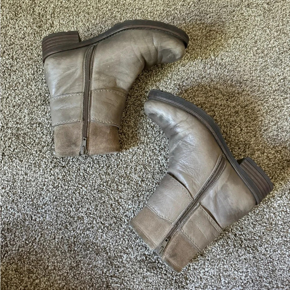 Jafa 489 Cactus Ankle Boots Size 38 Taupe Leather Sundance - Picture 10 of 11